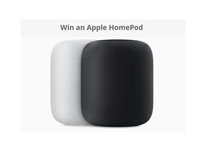 Win an Apple HomePod from Gleam