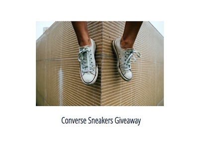 Converse Sneakers Giveaway