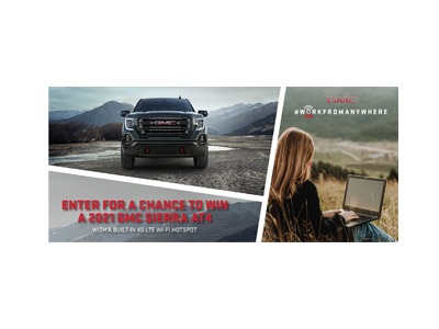 GMC Work from Anywhere Sweepstakes