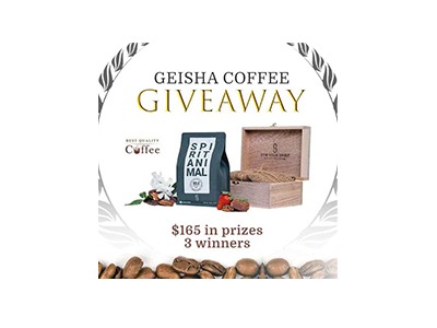 Premium Geisha Coffee Giveaway