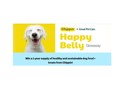Great Pet Care and Chippin Happy Belly Giveaway
