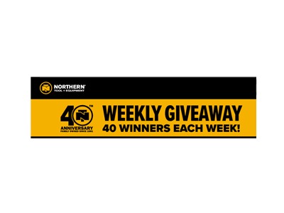 Northern Tool & Equipment Company 40th Anniversary Giveaway