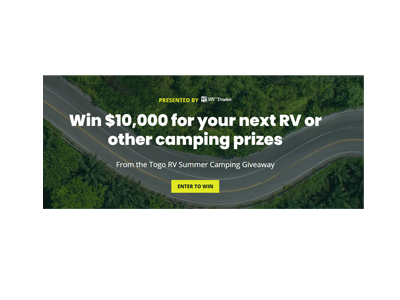 Togo RV Summer Camping Giveaway 2021