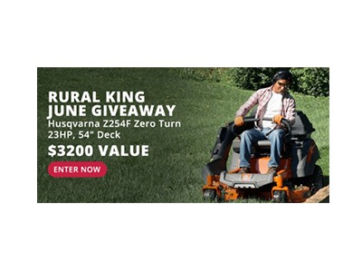 Rural King Husqvarna Lawn Mower Giveaway