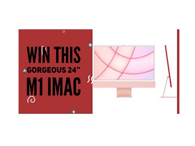 Win a Brand New 24" M1 iMac in Pink