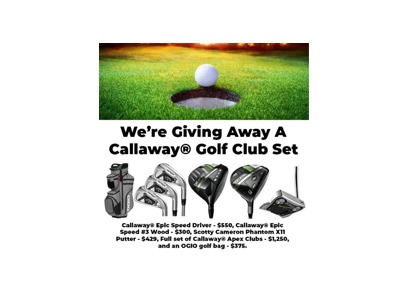 2021 Calloway Epic Apex Golf Club Set Giveaway