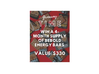 Win a 4 Month Supply of BeBOLD Energy Bars