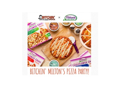 Bitchin’ Milton’s Pizza Party Giveaway
