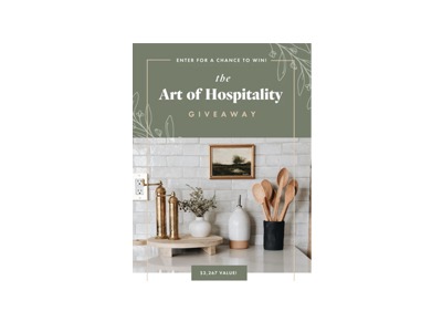 The Art of Hospitality Giveaway