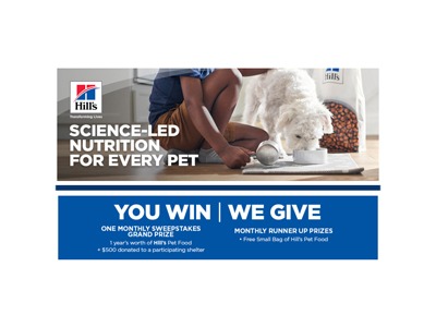 The Hill’s Science Diet Every Great Day Sweepstakes