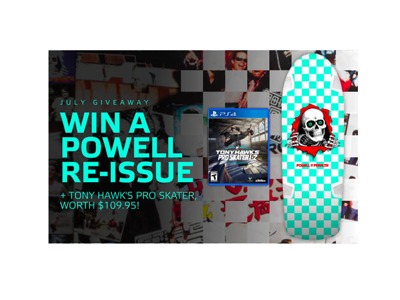 Powell-Peralta Skateboard Deck + Tony Hawk Pro Skater Giveaway