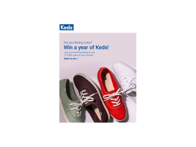 Win a Year’s Worth of Keds