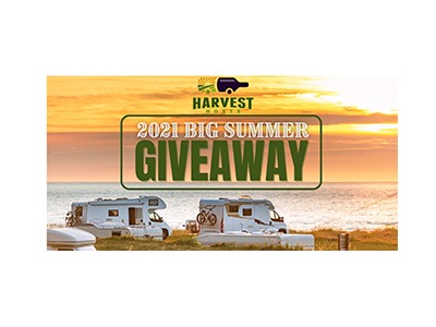 Harvest Hosts 2021 Summer BIG Giveaway
