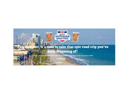 Golden Flake Pork Rinds Great Southern Road Trip Sweepstakes