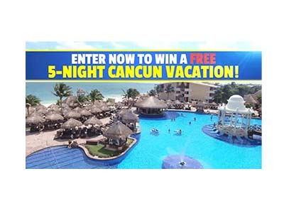 5 Night Cancun Vacation Giveaway
