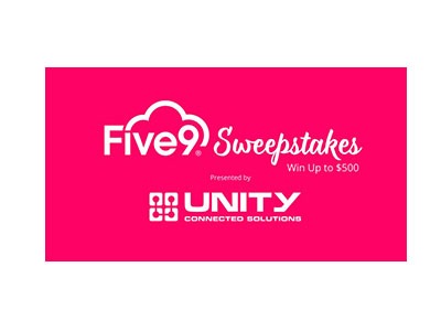 $1,500 Five9 Sweepstakes