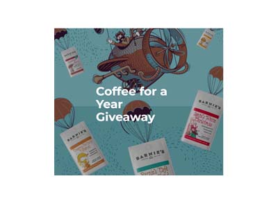 Barnie’s Coffee for a Year Giveaway