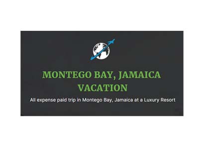 Big Guy Big World MONTEGO BAY, JAMAICA Vacation Sweepstakes