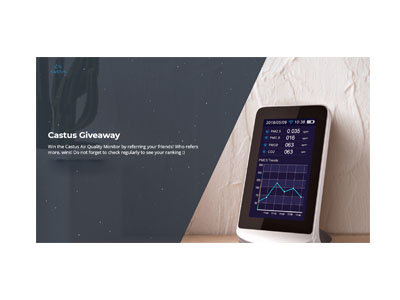 Castus Air Quality Monitor and Detector Giveaway