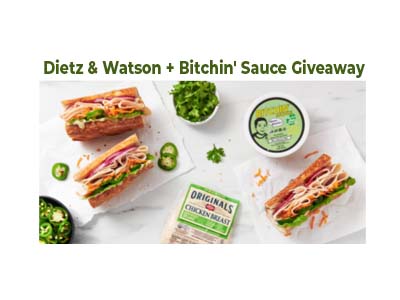 Dietz & Watson Bitchin' Sauce Giveaway