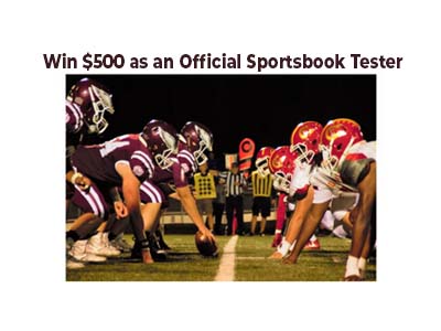 Win $500 - Professional Sportsbook Tester Contest