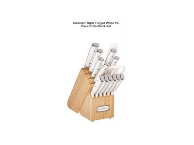 Win a Cuisinart Triple Forged 15-Piece Knife Block Set