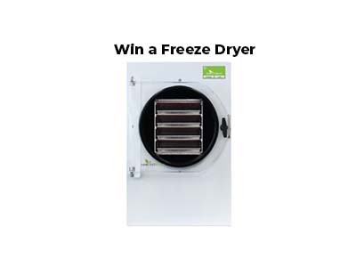 Enter to Win a Medium Home Freeze Dryer