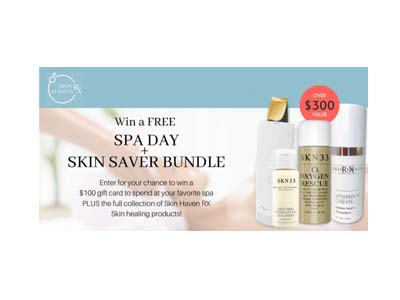 Win a Day at the Spa + Skin Saver Bundle