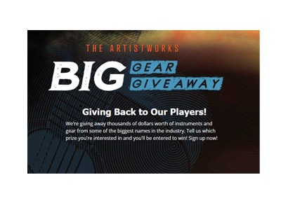 ArtistWorks Big Gear Giveaway 2021