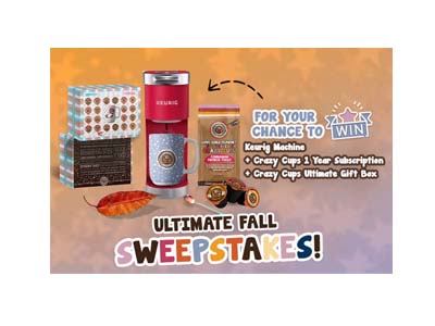 Crazy Cups Fall Sweepstakes