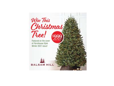 Farmhouse Style 2021 Christmas Tree Giveaway