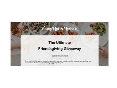 The Ultimate Friendsgiving Giveaway