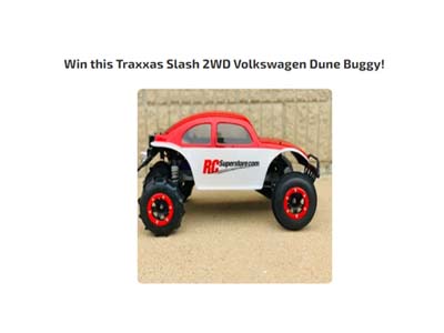 Traxxas Slash 2WD Volkswagen Dune Buggy Giveaway