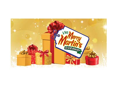 A Very Merry Martin's Giveaway