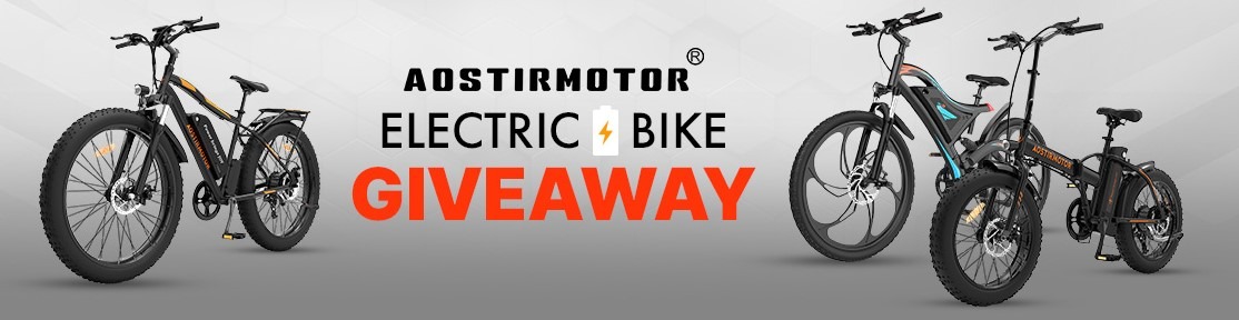 AOSTIRMOTOR Electric Bike Giveaway