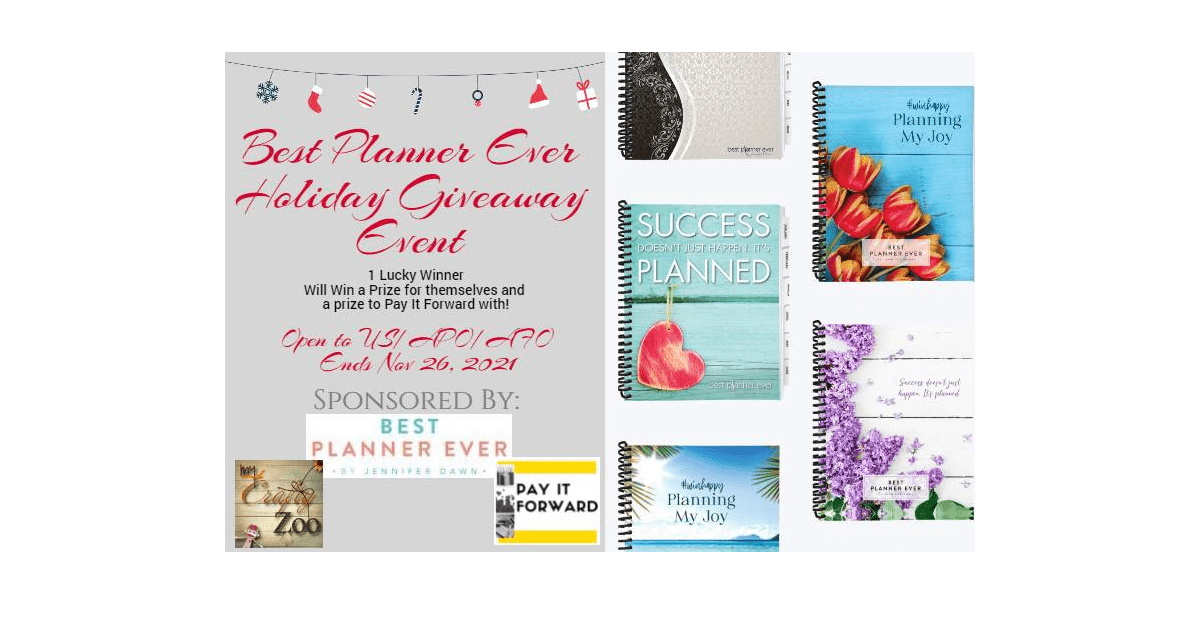 Best Planner Ever Pay It Forward Giveaway