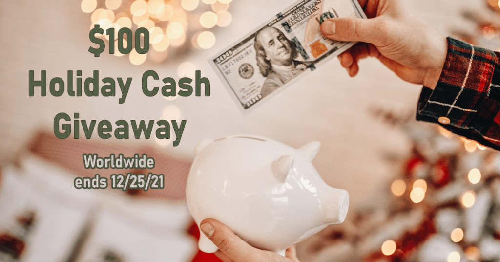 $100 PayPal Cash Holiday Giveaway