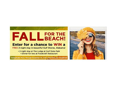 Compass Media’s Fall for the Beach Sweepstakes