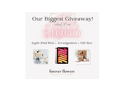 Forever Flowers Biggest Giveaway