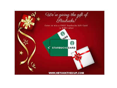 100 Starbucks Gift Card Giveaway