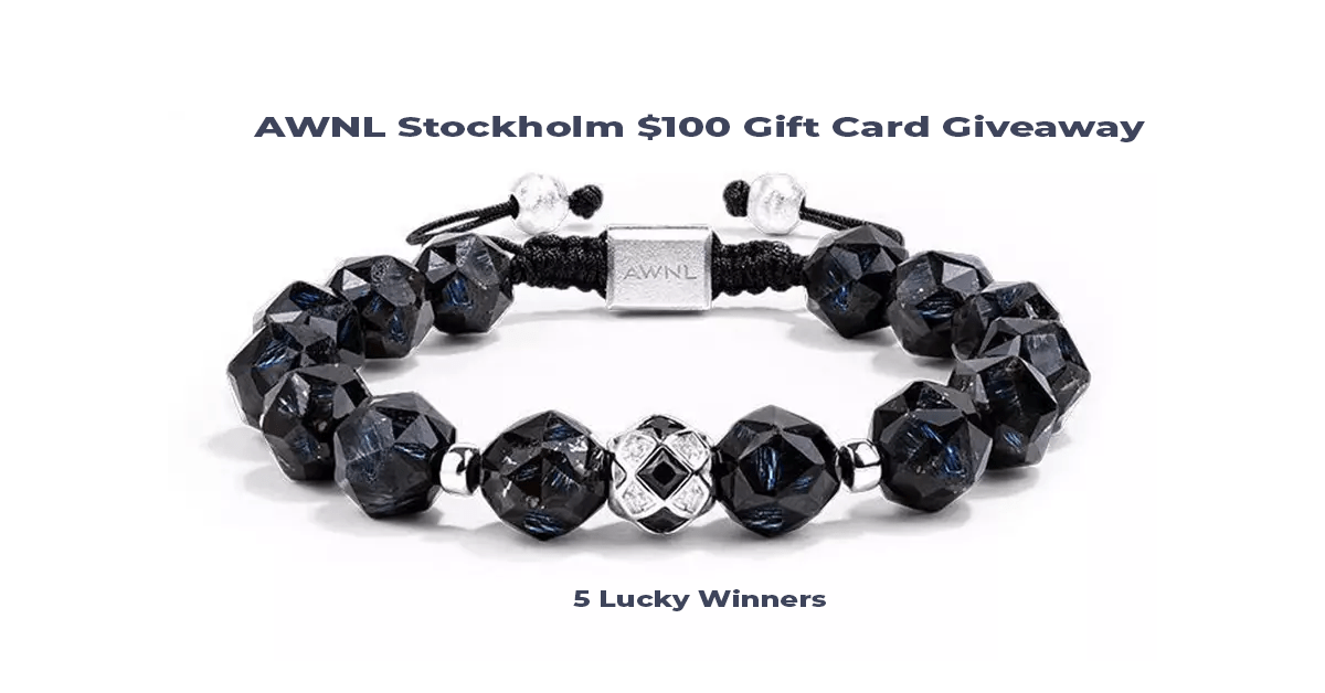 Win a $100 Gift Card to Buy Men's Jewelry at AWNL Stockholm