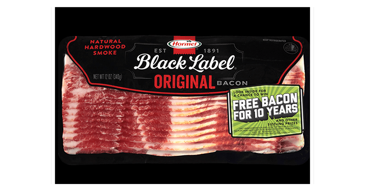Black Label Brand Bring Home the Bacon Promotion