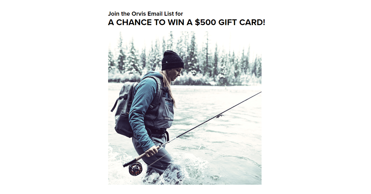 The Orvis Gift Card Sweepstakes