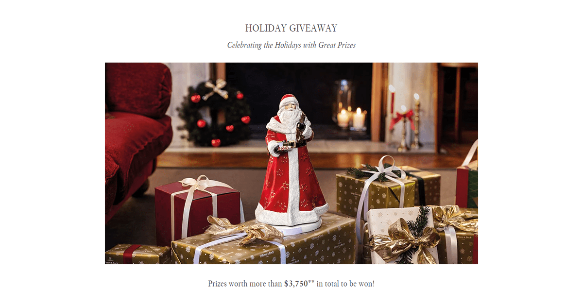 Villeroy + Boch USA Holiday Giveaway