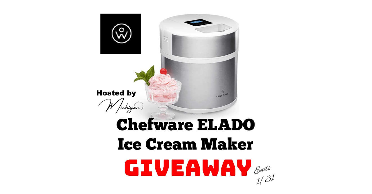 Chefware ELADO Ice Cream Maker Giveaway