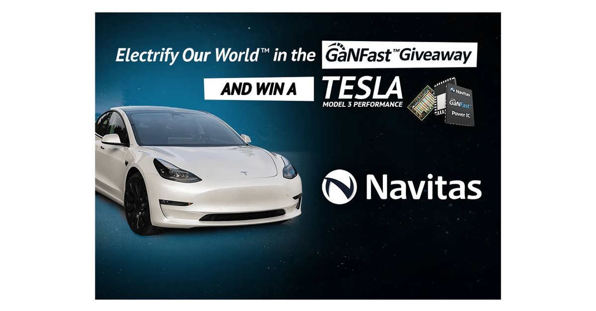 GaNFast Tesla Giveaway