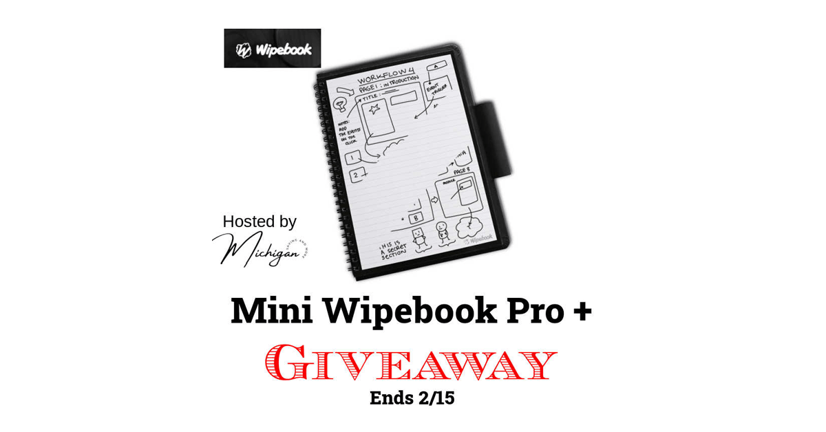 Mini Wipebook Pro + Giveaway