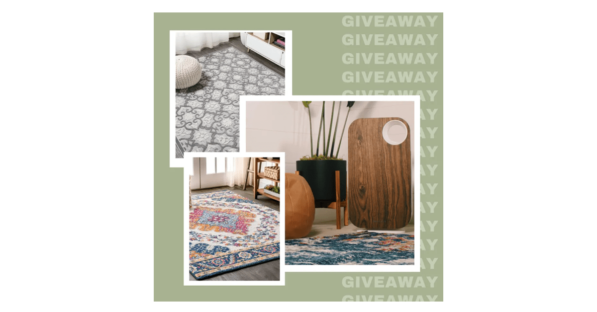 Win A Sleek Air Purifier by Oval Air and Gorgeous Rugs