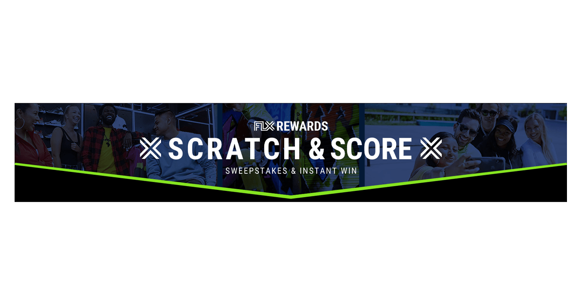 FLX Scratch and Score Sweepstakes & Instant Win