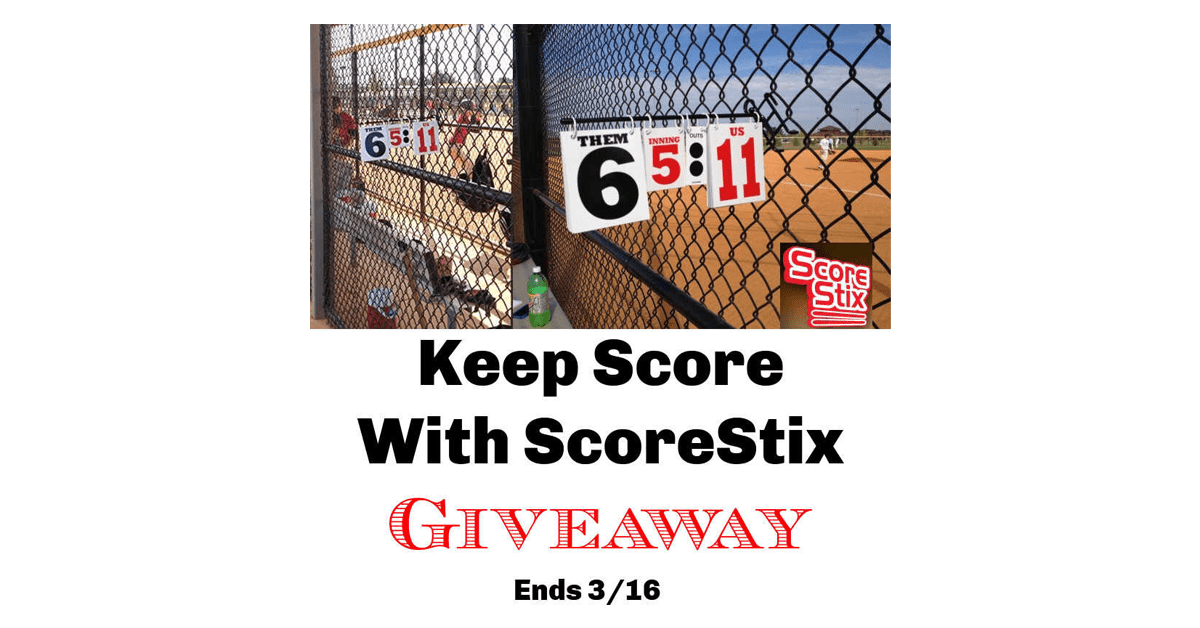 Keep Score With ScoreStix Giveaway